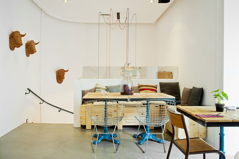 Mesas Remur en el restaurante Mr Frank